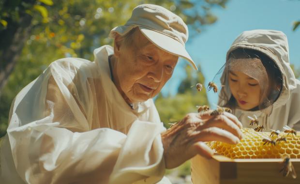 The Traditional Art of Beekeeping and Honey Production at OrganicFreshIndia