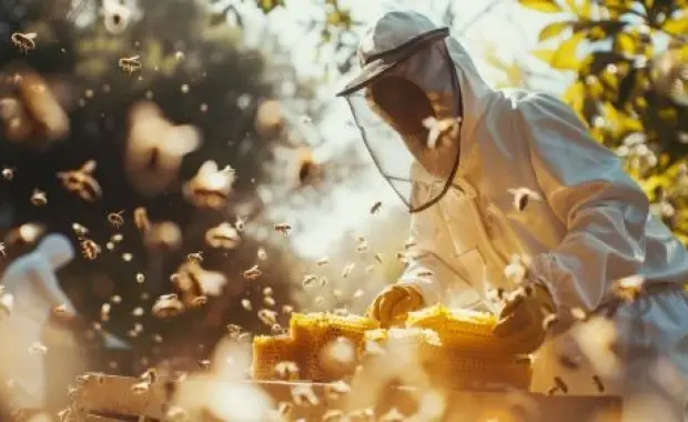 How Our Beekeepers Harvest Raw Multifloral Honey Ethically