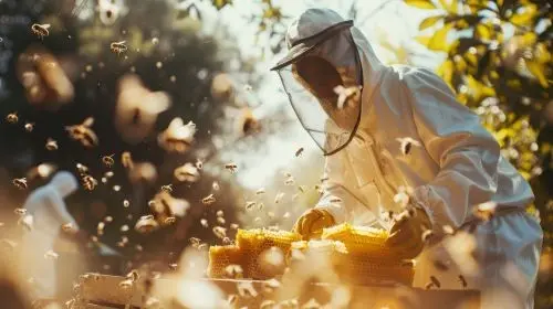 How Our Beekeepers Harvest Raw Multifloral Honey Ethically